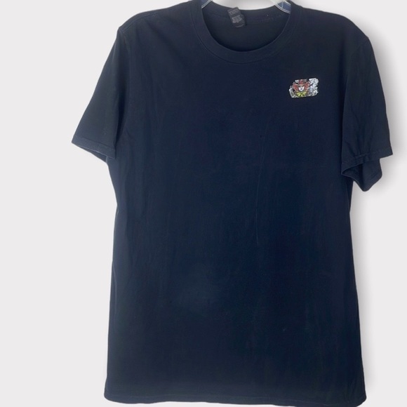 Johnny Depp as Mad Hatter Diesel Women's T-Shirt Size M logo on front and Back - Picture 3 of 14